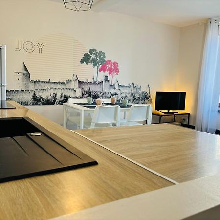 Spacieux, Climatise, Quartier Calme, Proche Chateau, Le Cocon De Joy Carcassonne Exterior foto