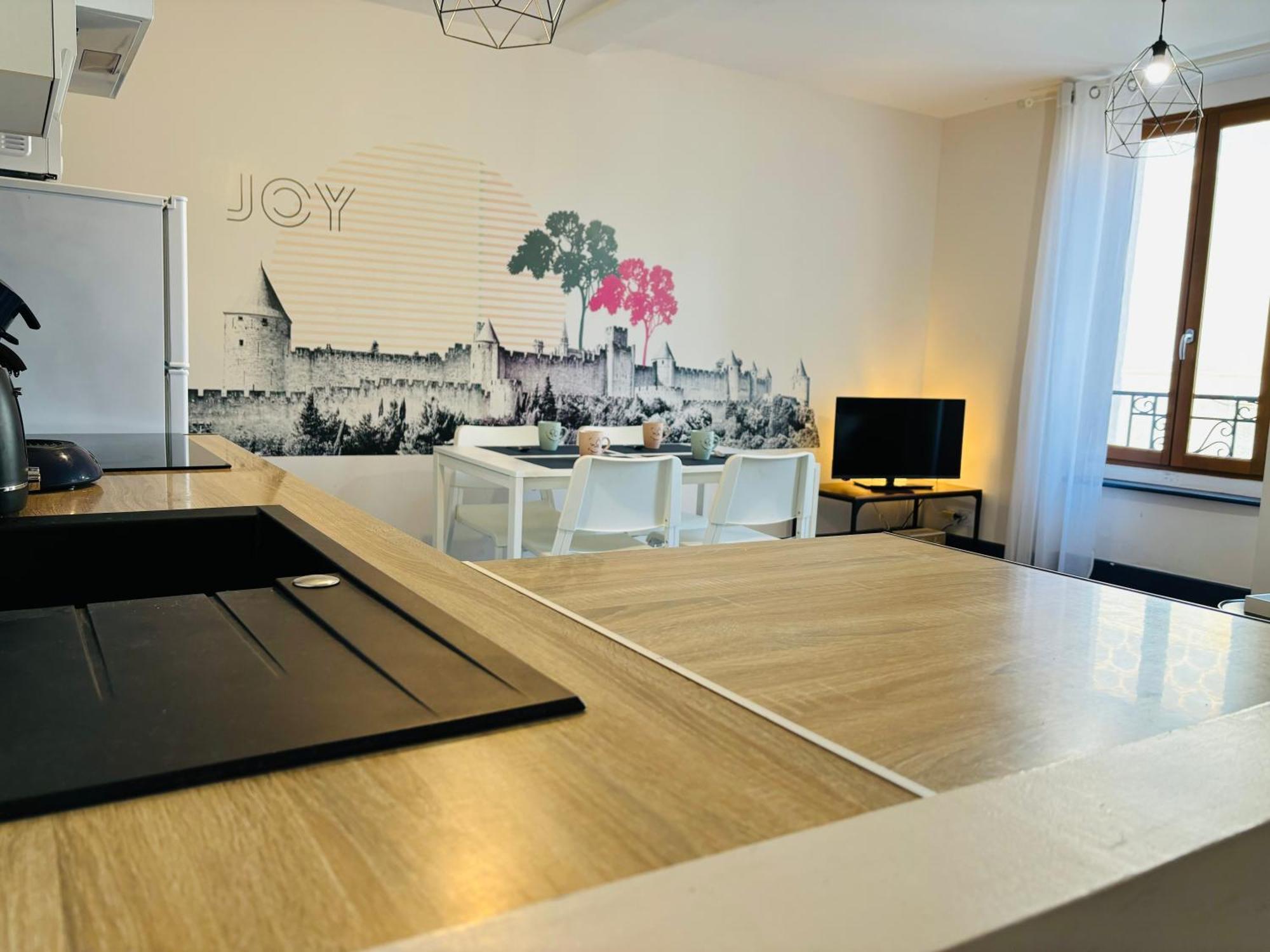 Spacieux, Climatise, Quartier Calme, Proche Chateau, Le Cocon De Joy Carcassonne Exterior foto